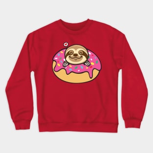 Sloth donut Crewneck Sweatshirt